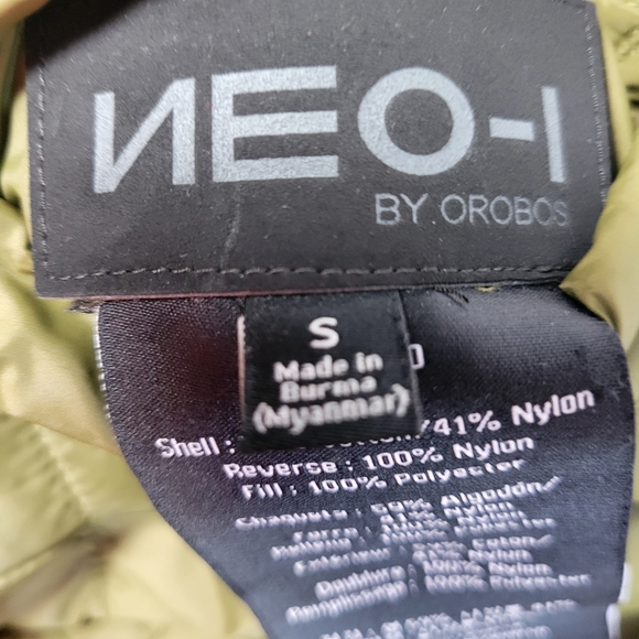 Womans NEO-I by Orobos Black Camo Reversable Bomber Jacket Size Small - Picture 13 of 15